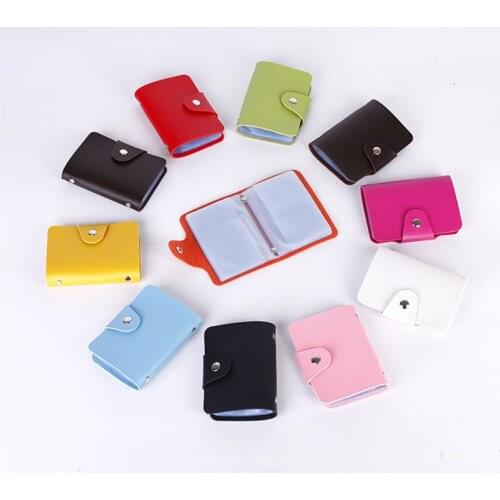 High Quality Womens Handbags Mens Wallet Leather Visiting Cards Credit Card Holder Case Wallet Business Card Package Hot Sale