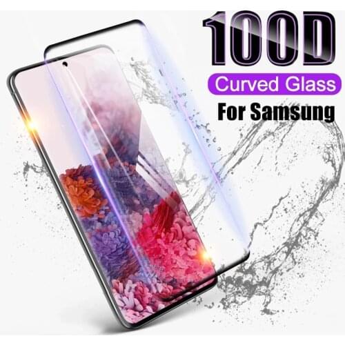 3D Full Curved Surface Glass For Samsung S20 FE S20 Note 20 Ultra Screen Protective Tempered Film For S20Plus S10E S10 Plus