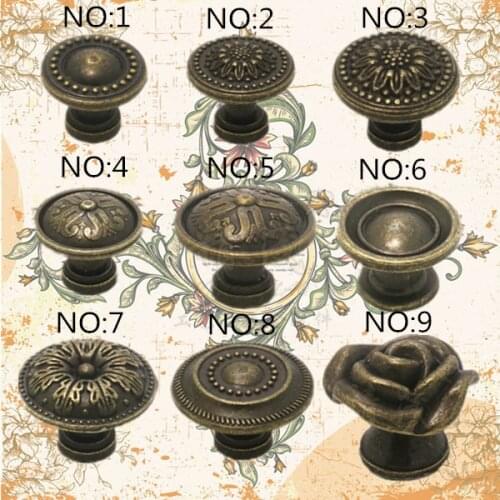 10Pcs 10 Style Zinc Alloy New Wardrobe Drawer Handle Cabinet/Shoe Cupboard Door Handle