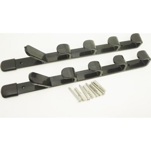 2pcs/lot Free shipping Fishing Rod Pole Reel Holder Garage Wall Mount Rods Rack Organizer Storage