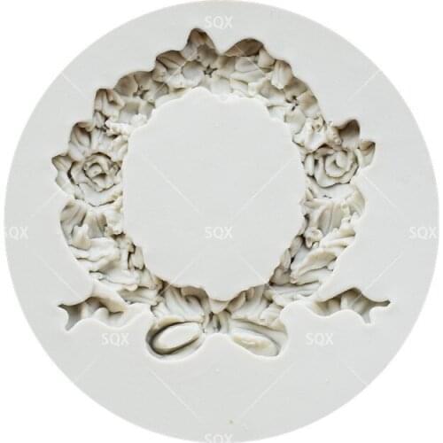 3D lace flowersr Silicone Mold Candy Mold For Cake Decorating Tools Kitchen Accessories SQ16168