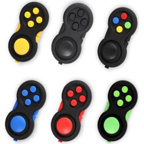 5pcs Game Handle Toys Plastic Reliever Stress Hand Fidget Pad Decompression Gift Key mobile phone accessories