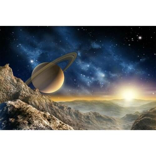 5D Diy Diamond Painting Cross Stitch full Square Round Diamond Embroidery Beautiful alien planet picture for room Decor H1001