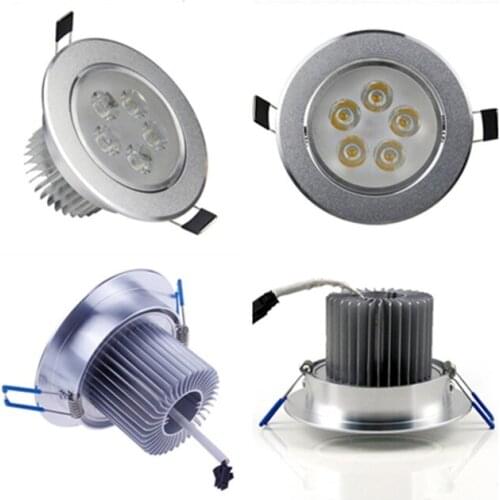 AC85V-265V 9W/12W/15W/21W Ceiling downlight Epistar LED lamp Recessed Spot light +LED Driver For home illumination Dropshipping