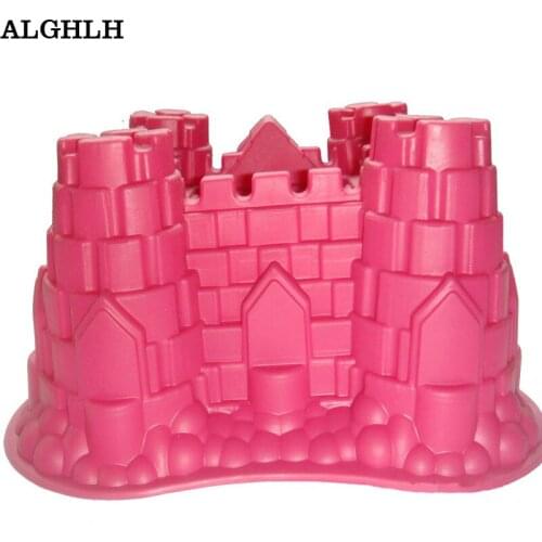 ALGHLH Large 28 * 24.5 * 11cm Creative Castle Birthday Cake Mold Bread Baking Tools Butter Pan Mold Bakeware