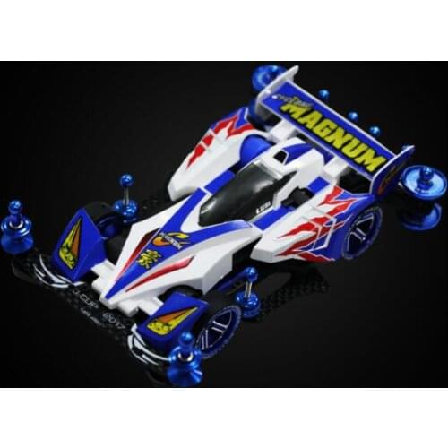 AR Chassis Mini 4WD Car Model CYCLONE MAGNUM PREMIUM 19440 with Upgrade Parts Kit for Tamiya Mini 4WD Car Model(Not Assembled)