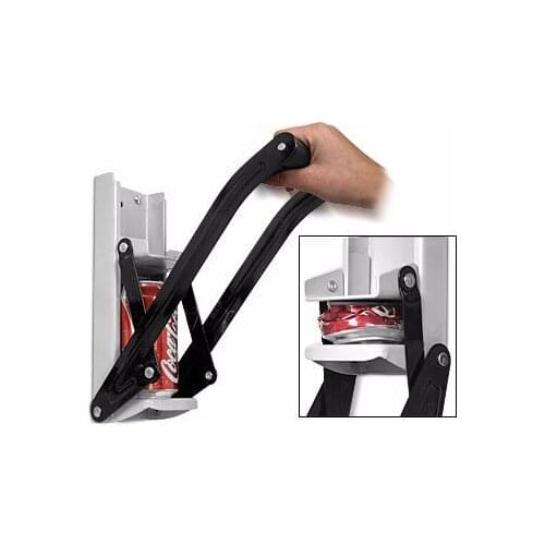 Free Shipping Popular Type Good Quality 16oz Can Crusher with Bottle Opener at the Bottom(BC-02-16oz)