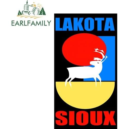 EARLFAMILY 13cm x 7.5cm for LAKOTA SIOUX Funny Car Sticker Waterproof Sunscreen Decal Auto Bumper Motorcycle Suitcase Decoration