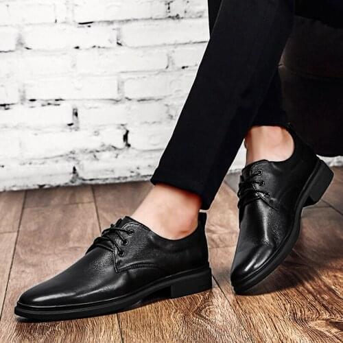 Informales sapatos sale masculino casual de male leisure mens men 2020 fashion casuales leather new hot mens black cuero man