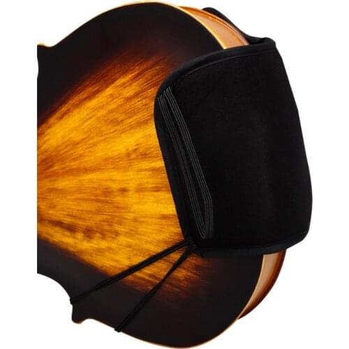 K1KD Violin Chin Shoulder Rest Soft Cotton Pad Sponge Cover Protector for 3/4 4/4 Bridge Type Violin Fiddle Accessories