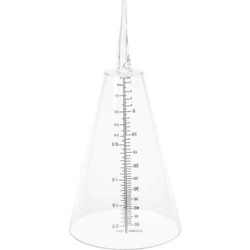 Conical Rain Gauge Plastic Clear Outdoor Home Garden DIY Craft Tool Professional