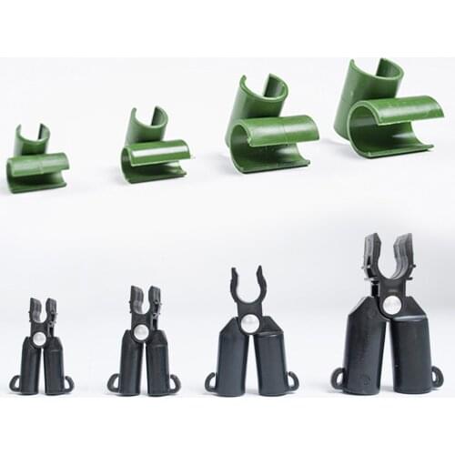 5 Pack A-Type Connecting Joint for Gardening Stakes Plus 10 Pack PP Cross-Buckle Fixing Connector Plant Supports Climbing