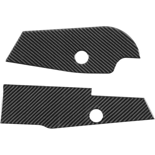 Gear Shift Side Panel Cover Trim Sticker for Jeep Wrangler JK 2007-2010 Carbon Fiber Car Accessories