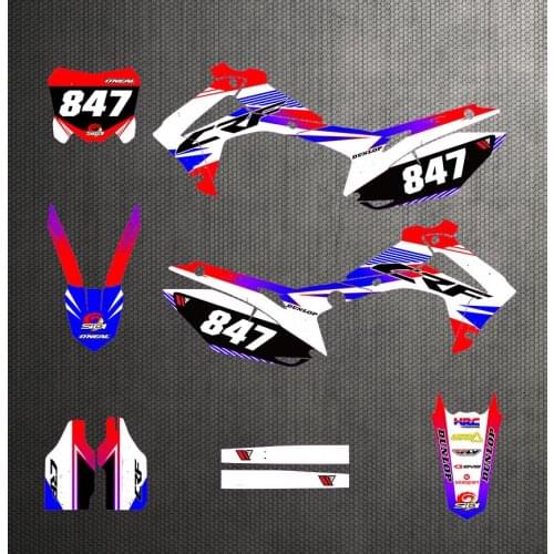 For Honda 250/450 CRF GRAPHICS DECALS STICKERS For Honda CRF450 CRF450R 2013 2014 2015 2016 CRF250R CRF250 2014 2015 2016 2017