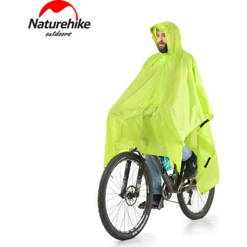 Naturehike 3 in 1 Multifunction Poncho Raincoat For Hiking Fishing Mountaineering Impermeable Rain Cover Tent Mat NH17D002-M