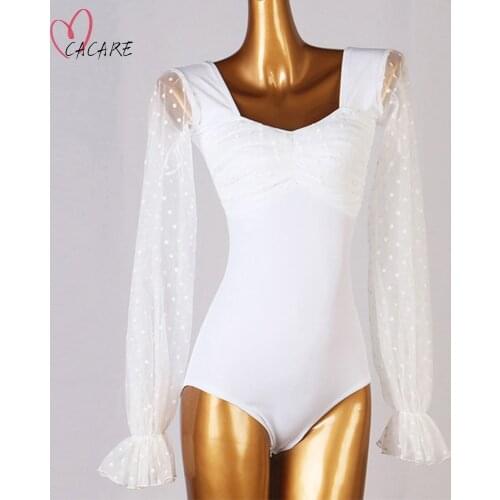 Leotard Bodysuit for Ballroom Dance Competition Dresses Waltz Tango Dance Dresses Standard Flamenco Costume Customize D1050 Body