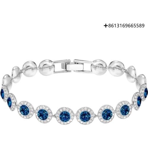 HERO Original High Quality 1:1 SWA CatS Eye Blue Ocean Gold Bracelet With Logo Envelope