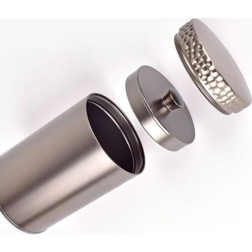 Portable Travel Tea Containers Aluminum Cans Box Gift Box Moisture-Proof Sealed Metallic Can