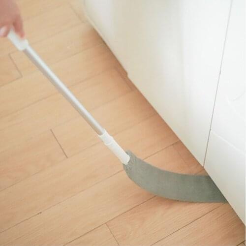 Bedside Dust Brush Long Handle Mop Sweep Artifact Household Bed Bottom Gap Clean Fur Hair Sweeping Magic Microfibre Duster