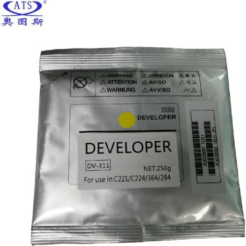 New Compatible 1PC KMCY Developer Powder For Konica Minolta C 221 224 281 284 364 454 554 C221 C224 C281 C284 C364 C454 C554