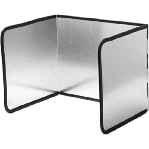 Foldable Kitchen Oil Splash Guard for Wall Block Cover, Galvanized Board Plate Prevent Oil Splash Cooking Hot Baffle Oil Paper C