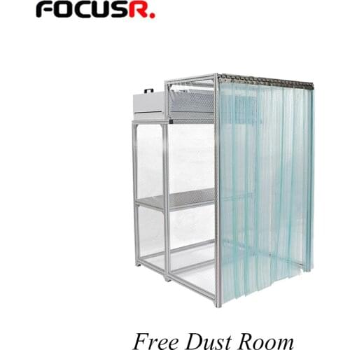 Free Dust Room With Fan Desk Cleaning Room Anti Staic Dust Free Bench For Mobile Phone LCD Repair Mobile Phone Repair Tool Sets