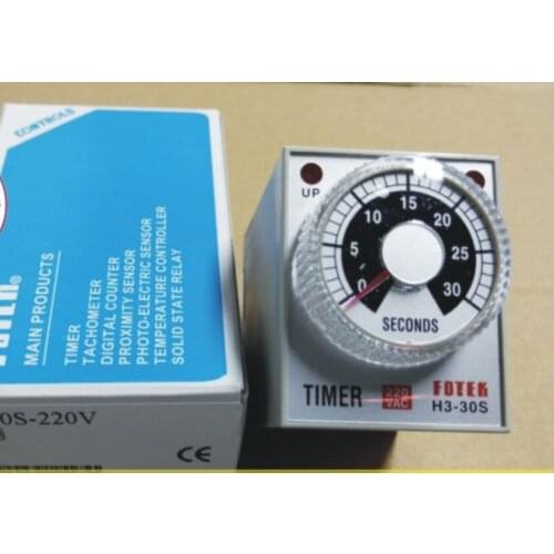 Taiwan new original FOTEK Time Relay H3-30S-220V
