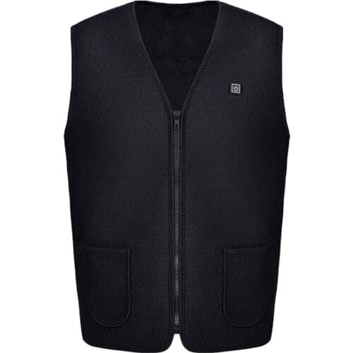 USB Heating Vest Men Women Electric Thermal Vest Winter Warm Up Jacket Battery Heated Coats Outdoor Fishing Hiking Hunting Golf