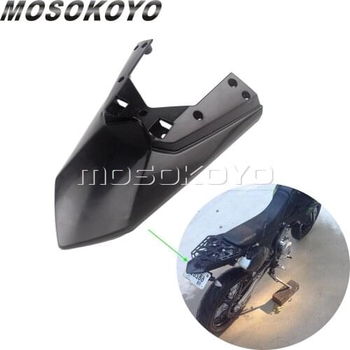1pcs Motorcycle Enduro Rear Mudguard Protector for KAWASAKI D-Tracker X 2008-2019 KLX250 S/SF Off-Road Black Fender Cover