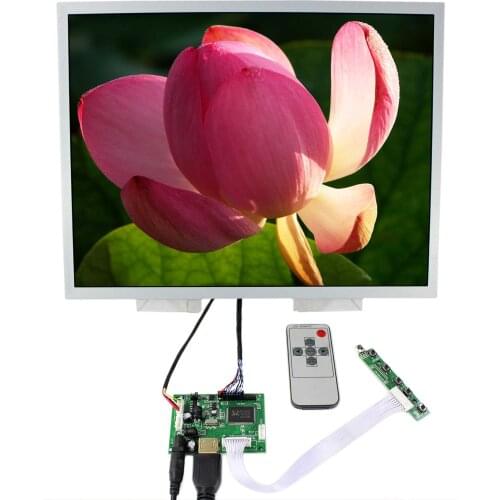 15" 1024X768 Resolution 15inch LCD Screen LQ150X1LG96 20pin LVDS Backlight WLED HD MI LCD Controller Board VS-TY2660H-V1