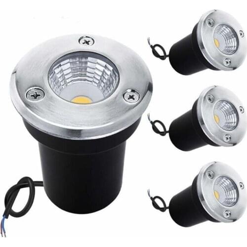 4pcs/lot IP68 Waterproof LED Underground Light 5W 10W Outdoor Ground Garden Path Floor Buried Yard Spot Landscape AC85-265VDC12V