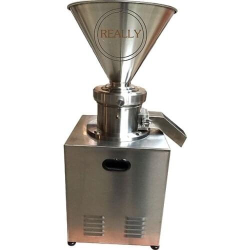 4kw CE approved tomato sauce making machine peanut butter making machine south africa colloid mill 8.4L