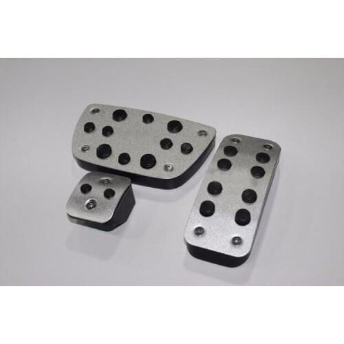 TTCR-II Car Accessories Aluminium alloy accelerator gas brake pedal for Lexus NX200 AT,non slip pedal plate pads car sticker