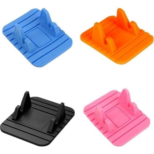 Car Non-slip Mat Phone Holder Dashboard Desktop Mount Silicone Pad Simple Durable GPS Stand Bracket Mount Stand holder