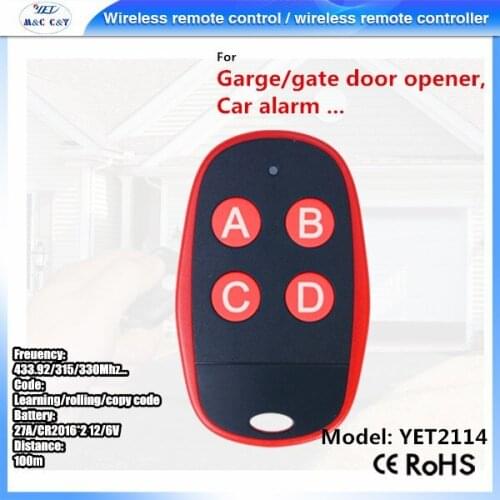 Fast shipping! Wireless 433mhz Remote Control Duplicator Copy Code Remote Duplicator YET 2114