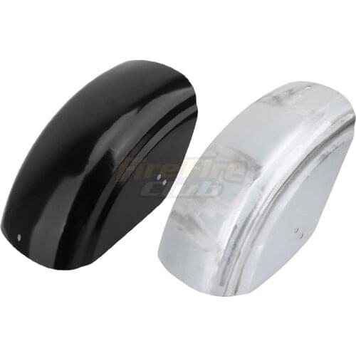 Black ChromeMud Guard Bobber Cafe Racer Mudguard Cover Protection Short Flat Rear Fender For Harley Sportster XL 883 1200 48 72