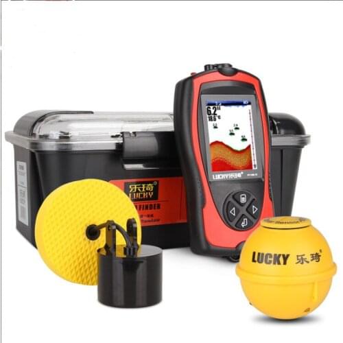 FF1108-1C& FF1108-1CT Portable Fish Finder for ice fishing Depth Sonar Sounder Alarm Waterproof echo sounder sonar fish