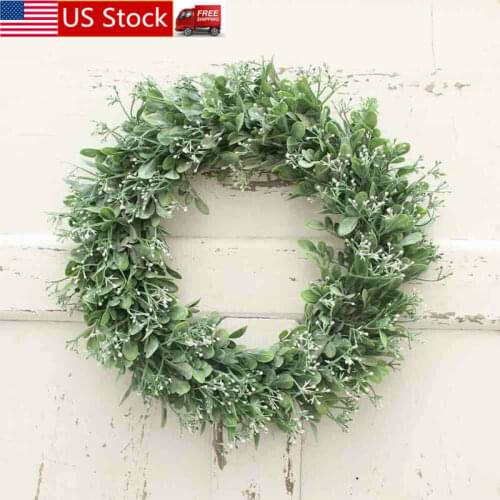 Artificial Wreath Flowers Door Hanging Wall Window Wedding Party Christmas Decor Wall Window Party Decor
