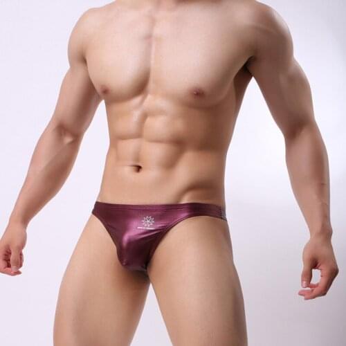 Hot SALE Sexy Imitation leather Bikini Men Sexy Panties Men Underwear Mens Jockstrap Fashion low-waist Thongs G Strings man