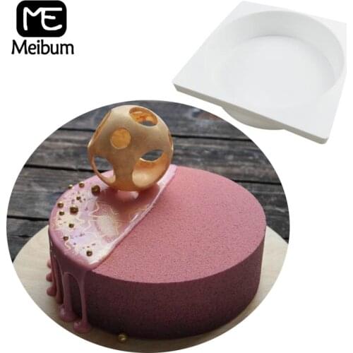 Meibum 7 inch Round Mousse Silicone Mold Pastry Baking Tools Cake Molds Party Dessert Decorating Mould Kitchen Bakeware