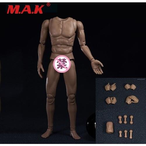 AT020 1/6 Scale Male Nude Body Durable Body Model Tony Body For 1/6 Male Head Sculpt