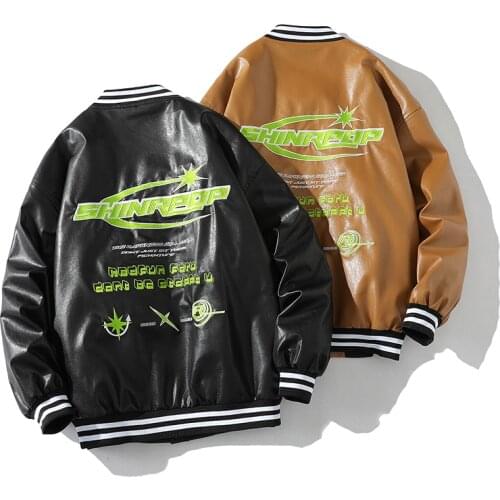 MUZISHA Men's Faux Leather Jackets