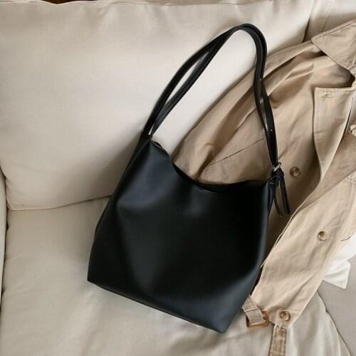 Big bagwomens 2020 new retro fashion barrel bag Jesse Lee foreign trade style large capacity womens shoulder bag Messenger bag