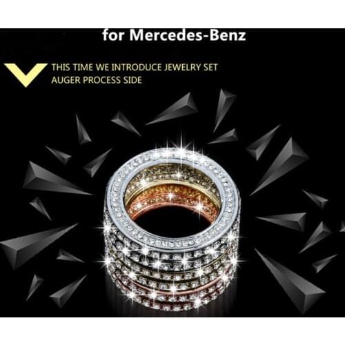 For Mercedes-Benz new GLA CLA A-Class B-Class interior air conditioning knob ring modification diamond decoration