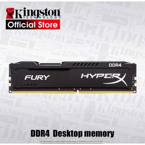 Kingston HyperX FURY DDR4 2666MHz 8GB 2400MHz 16GB 3200MHz Desktop RAM Internal Memory DIMM 288-pin 32GB 3600MHz 4GB For Gaming