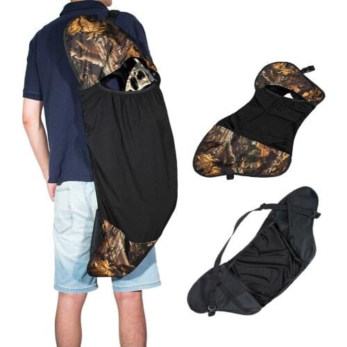 Autumn Winter Outdoor Crossbow Hunting Archery Shooting Compound Bow Bag Stretch Single Shoulder Camouflage Bow Slingshot Bag
