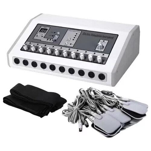 Tens electric infrared-heat Russian wave electrode muscle stimulation massage ems machine home or spa salon use
