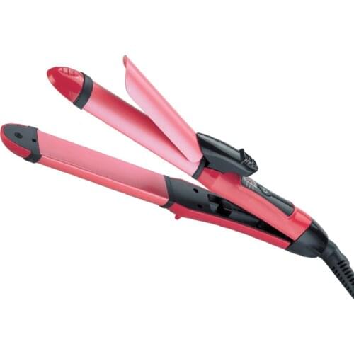 Professional Hair Curling Iron 2 IN 1 Hair Styler Tool Home Hair Straightener Hair Curler Women Hair Waver Styling Tools