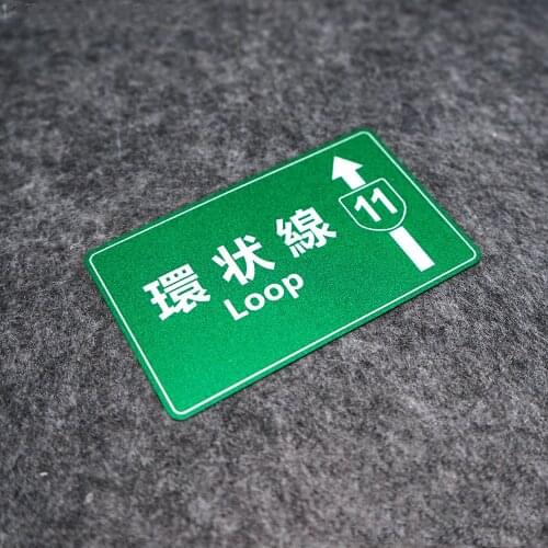 Car Styling Vinyl Arrow Loop Osaka Motorcycle Sports Body Tank Sticker Decal