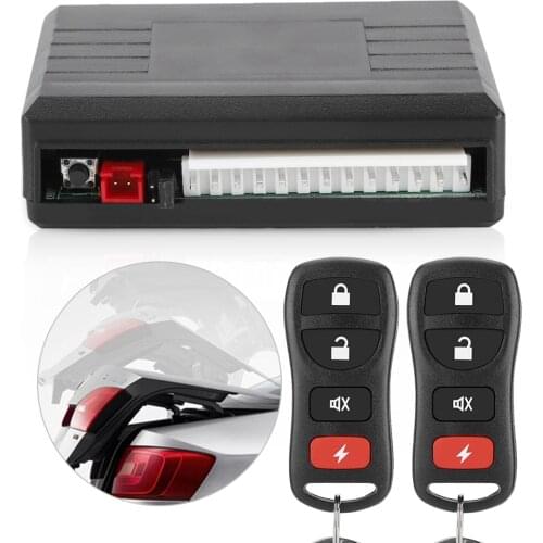 LED Connection Wire 12V Universal Car Keyless Entry System Door Lock Central Lock Locking Remote Control Kit Control Box